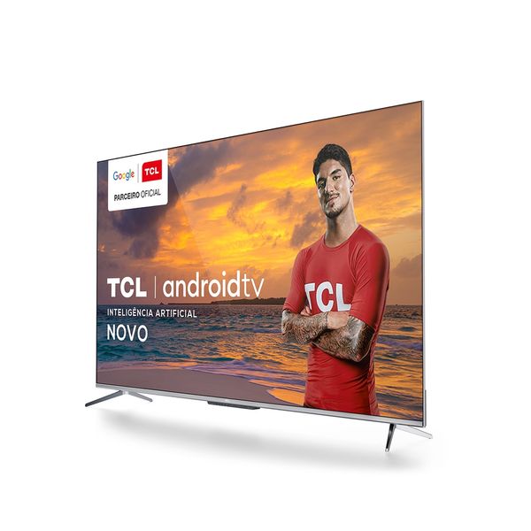 Smart TV TCL LED Ultra HD 4K 75 P715 Android TV, Google Assistant, Borda  minimalista e Wi-Fi - Moveis Simonetti