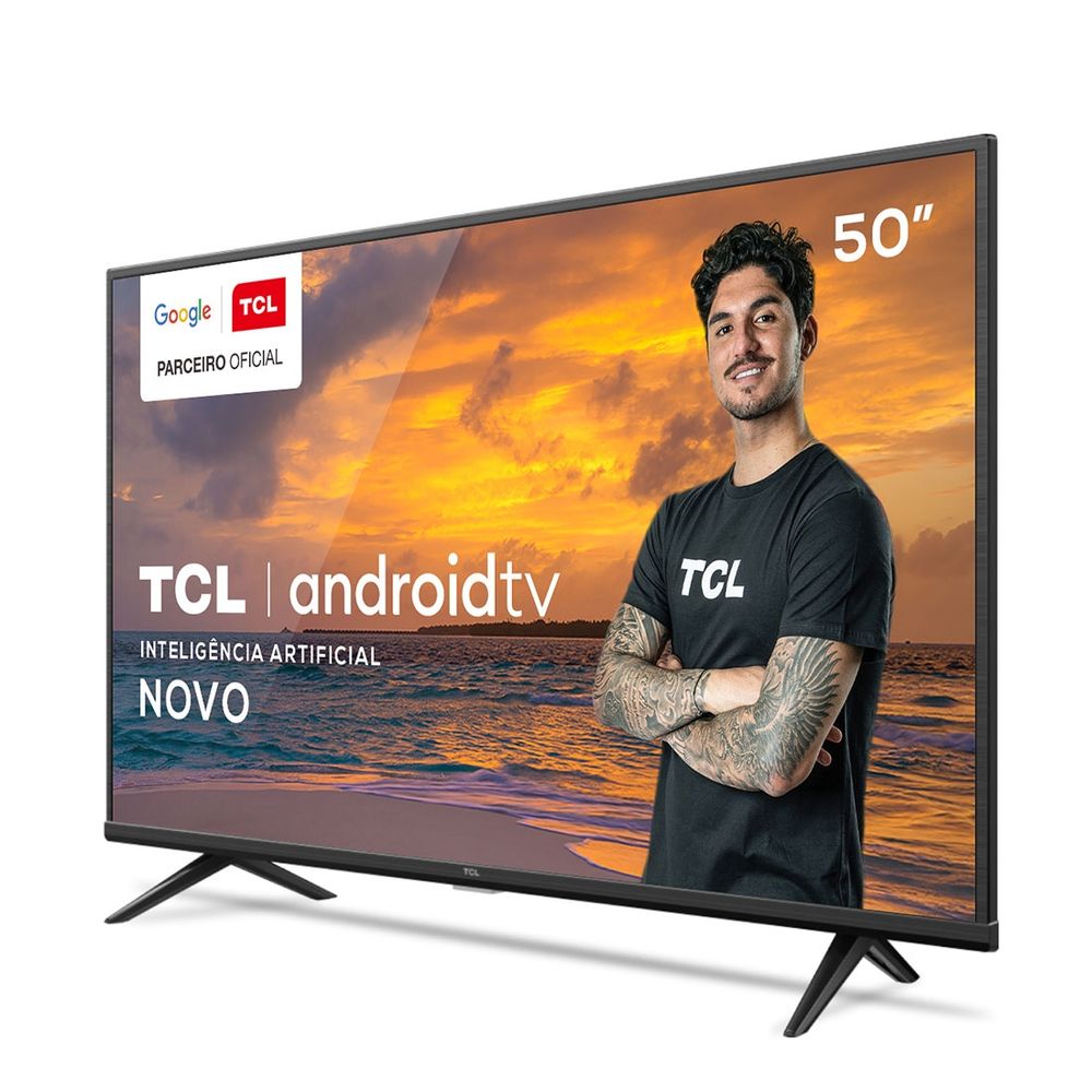 Smart TV LED 50" TCL P615 4K UHD HDR com Wifi e Bluetooth, 3 HDMI, 2