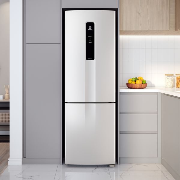 Geladeira/refrigerador 400 Litros 2 Portas Branco Bottom Freezer Efficient - Electrolux - 110v - Db44