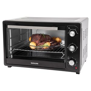 Forno Eletrico Preto com Grill Dourador Dako Eletrodomesticos